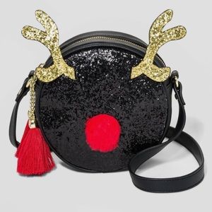 Reindeer crossbody small purse